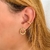 Piercing fake torcido folheado a ouro 18k - comprar online