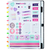 CADERNO INTELIGENTE LETS GLITTER NEON BLACK GRANDE - comprar online