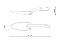 Palita angosta plastica - Tramontina en internet