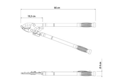 Tijera anvil mango extensible Premium - Tramontina en internet