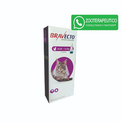 Pipeta BRAVECTO GATOS 6,25a12KG -MSD