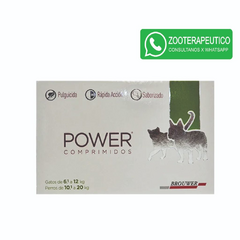 Comprimidos POWER Perros 10 A 20 Kg y Gatos 6 A 12 Kg - Brouwer