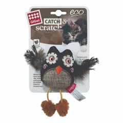 Peluche Buho con cuero para mascotas - GIGWI - comprar online