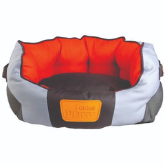 Cama Place Redonda Para Perros y Gatos RED/ORANGE- Gigwi