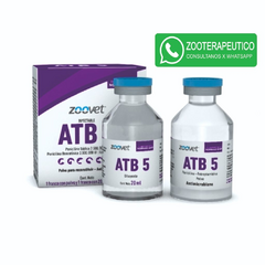 ATB 5 12 ampollas Antimicrobiano de amplio espectro - Zoovet