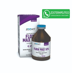 FLOXA MAX 10% x 100 ml - Antibiótico de amplio espectro - Quinolona - Zoovet