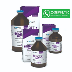 OXISOL L.A. x 100 ml Antibiótico de amplio espectro - Acción prolongada - Zoovet