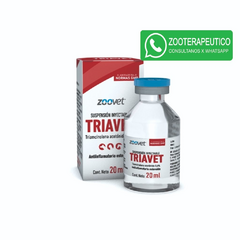 TRIAVET x 20 ml - Antiinflamatorio esteroide inyectable de depósito- Zoovet