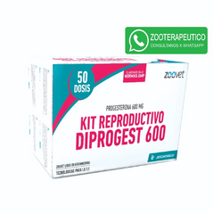 KIT DIPROGEST 600 x 50 trat- Dispositivo intravaginal - Progesterona 0,6 g - Zoovet