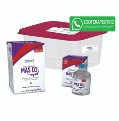 MAS D3 20u INY -Antibióico antiinflamatorio - Vitamínico - Intramamario - Zoovet