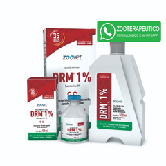 DRM 1 % x 500 ml -Antiparasitario interno y externo - Zoovet