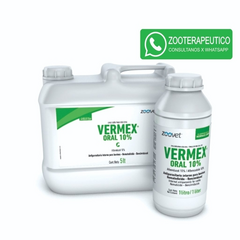 VERMEX ORAL 10 % x 5LTS -Antiparasitario interno - Nematodicida - Bencimidazol - Zoovet