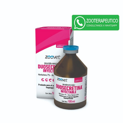 DUOSECRETINA x 100 ml - Colerético - Colagogo - Hipersecretor pancreático y biliar - Zoovet