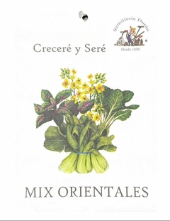 SEMILLAS MIX DE ORIENTALES HUERTA - comprar online