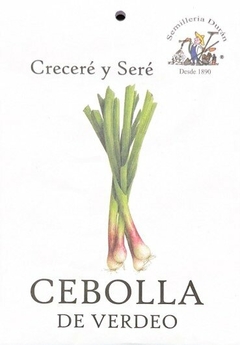 SEMILLAS DE CEBOLLA DE VERDEO HUERTA - comprar online