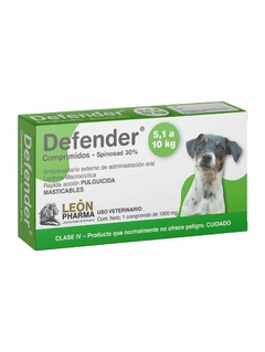 Pipeta Defender Spot On Hasta 10 kgs. Leon Pharma