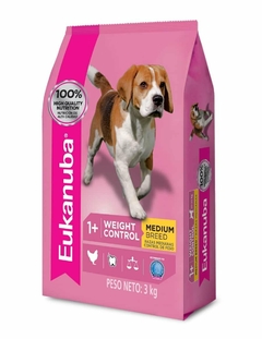 Eukanuba Weight Control Medium Breed x 3 kgs.