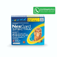 Comprimidos Spectra Nexgard 3,6-7,5 Kg -Merial