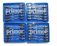 AGUJA PRIMOR 10 MM X 18 MM X 12 UNIDADES