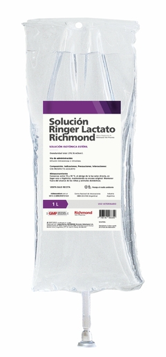 RINGER LACTATO x 5 LTS - RICHMOND