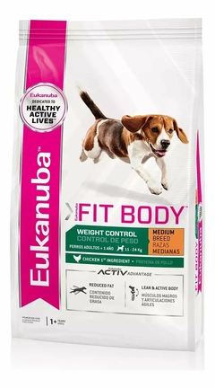 EUKANUBA FIT BODY MEDIUM BREED 3KG