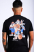 Camiseta Slim Looney Tunes Preta - comprar online