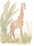 Girafa em Aquarela