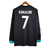 Real Madrid Away 2017-18 Ronaldo #7 Manga Longa