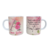 Caneca porcelana personalizada alfabeto floral na internet