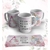 Caneca porcelana personalizada alfabeto floral - comprar online