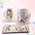 Imagem do Caneca porcelana personalizada alfabeto floral