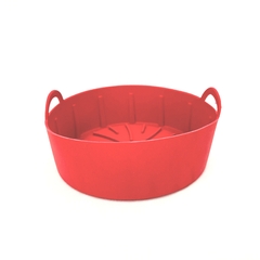 Forma de cozimento silicone para airfryer 22cm - comprar online