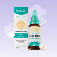 Floral de Bach - Medo-Noite - Medos Noturnos - 30ml