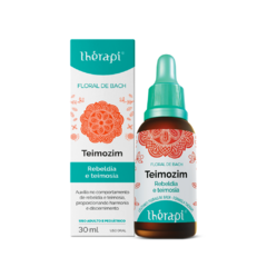 Floral de Bach - Teimozim - Rebeldia e teimosia - 30ml