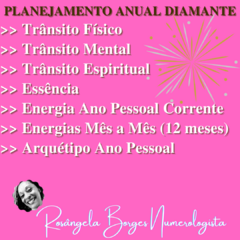 Planejamento Anual Pessoal "Diamante"