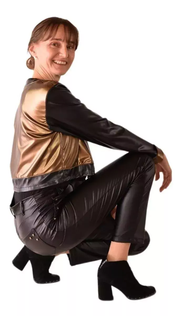 Pantalones engomados de 2025 mujer