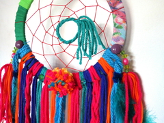 Atrapasueños Color, centro turquesa de lana en internet
