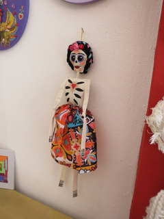 Esqueleto frida - Falda colorida - comprar online