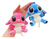 Llavero Peluche Stitch / Angel Hermosos Importados X2