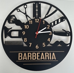 Relógio de Parede Barbearia em MDF