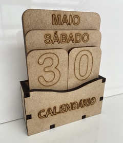 Calendário Permanente em MDF na internet