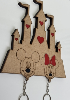 Porta Chaves Castelo Mickey e Minnie em MDF na internet