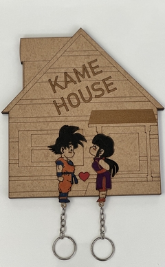 Porta Chaves Dragon Ball Kame House em MDF - Luviartes Laser