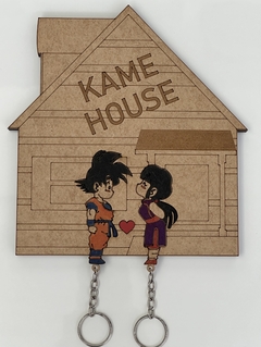 Porta Chaves Dragon Ball Kame House em MDF