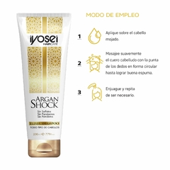 SHAMPOO DE ARGÁN SHOCK BIO ACTIVO - 230 ml. en internet