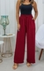 Calça Pantalona Wide Leg Bordô