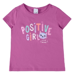 BLUSA INFANTIL MENINA DECOTE REDONDO EM MALHA UV50+ MALWEE KIDS