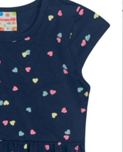 VESTIDO EM MALHA INFANTIL MENINA BRANDILI - comprar online