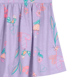 VESTIDO EM MALHA INFANTIL MENINA BRANDILI - comprar online