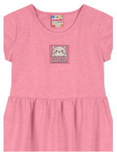 Vestido Infantil Descolado Em Malha Neon Brandili - comprar online